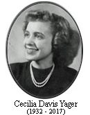 Cecilia Lucetta Davis Yager ca. 1951